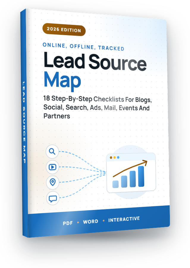 The Lead Source Map eCover included in the kit