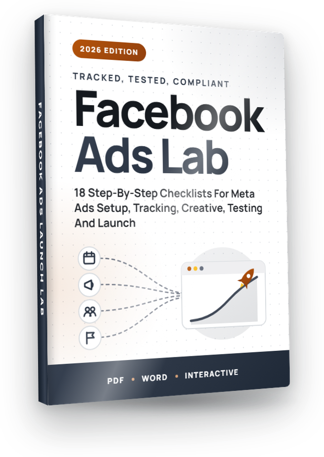 The Facebook Ads Launch Lab eCover included in the kit