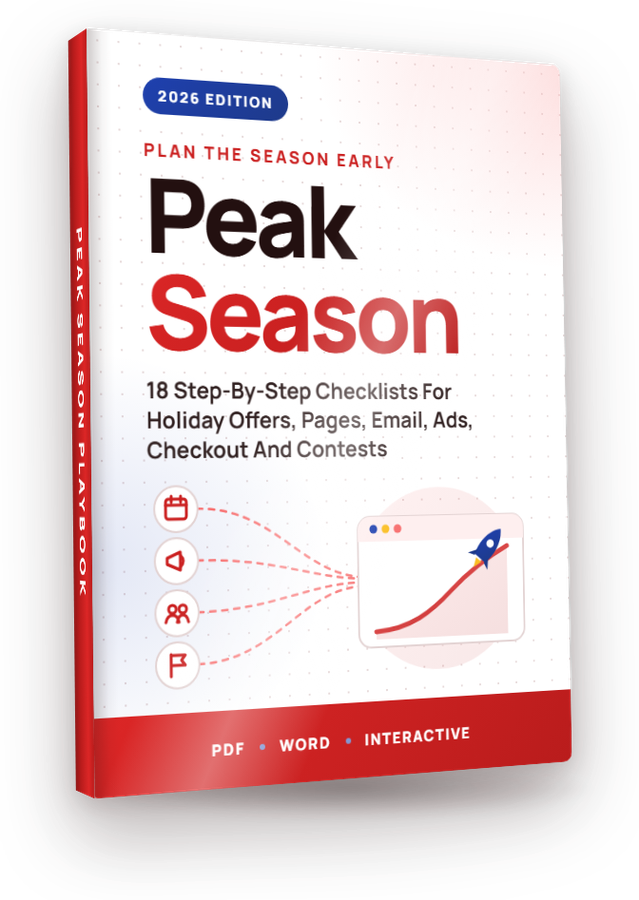 The Peak Season Playbook eCover included in the kit