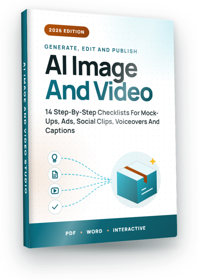 The AI Image And Video Studio eCover included in the kit