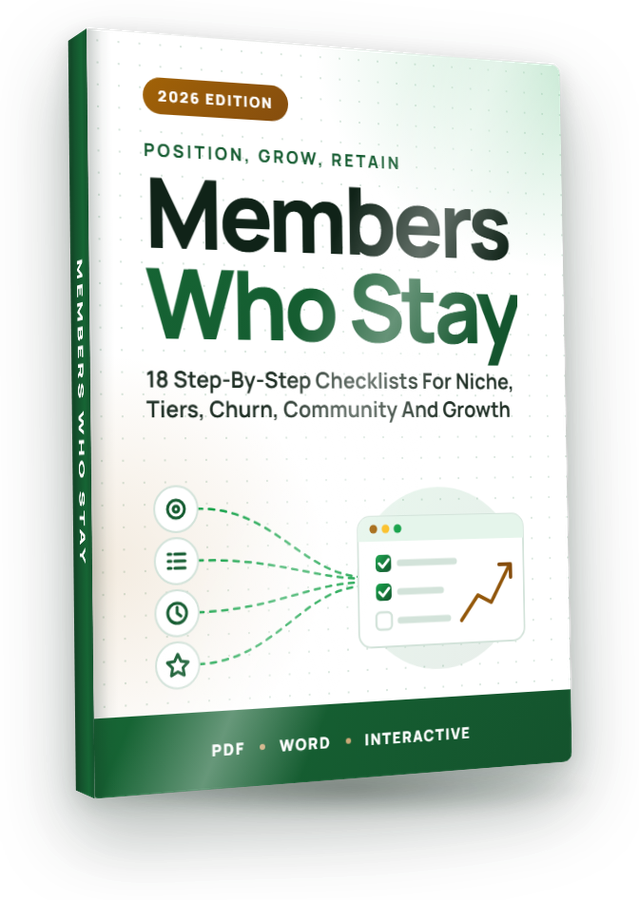 The Membership Strategy Profit Kit cover