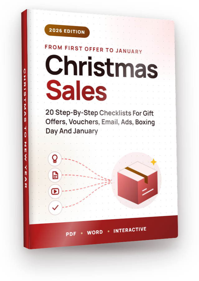 The Christmas Profits eCover included in the kit
