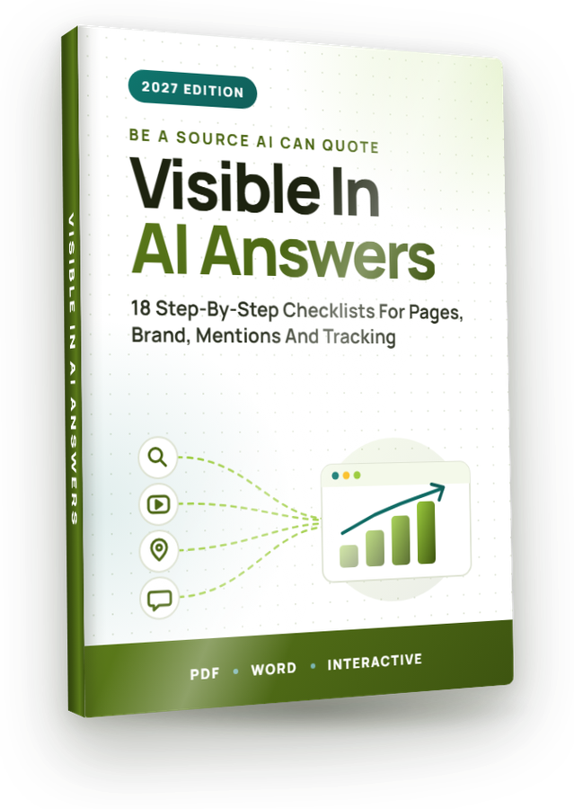 The Get Found In AI Search eCover included in the kit